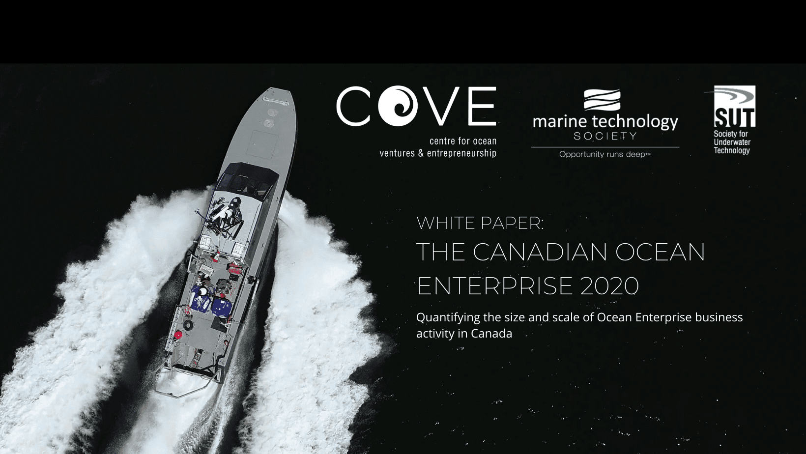 COVE study finds surge in Canadian high-tech companies enabling the wider Blue Economy