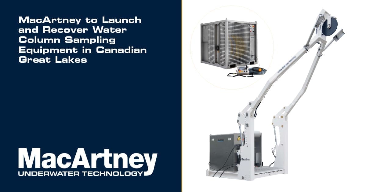 MacArtney Canada devises LARS for freshwater oceanography